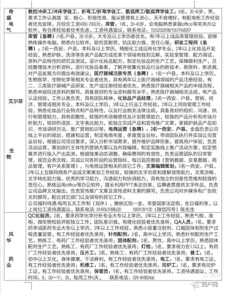 户县开发区招聘动态更新与职业机遇展望