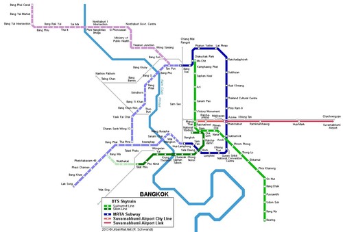 曼谷最新地铁线路图，揭秘城市脉络的探索之旅